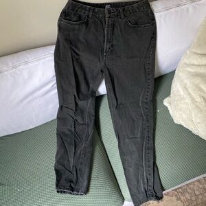 BDG Straight Leg Jeans in a washed Black denim